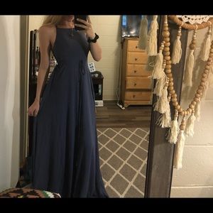 Blue Lulus bridesmaids dress (small)